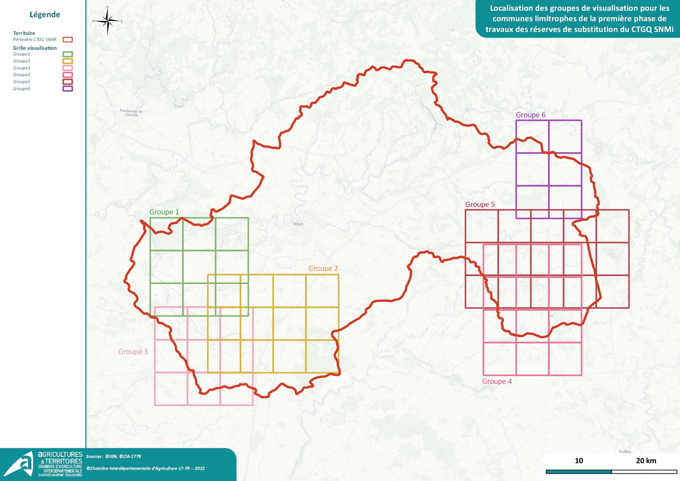 groupes de communes limitrophes